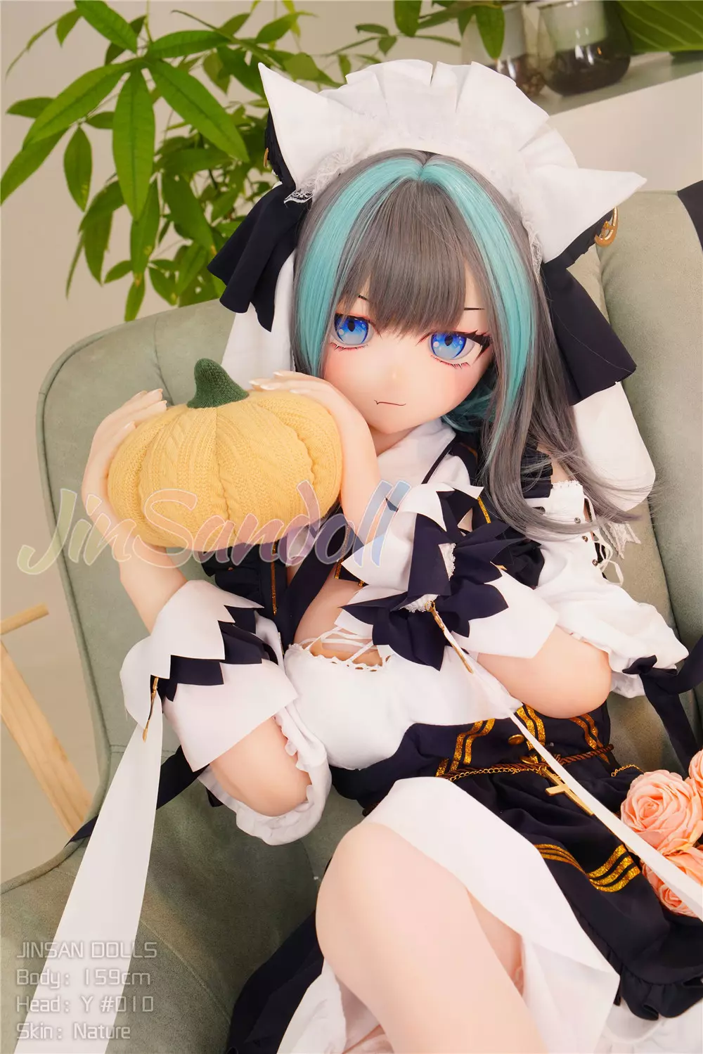 WM S-TPE 159cm Anime Sex Doll with PVC head#Y010